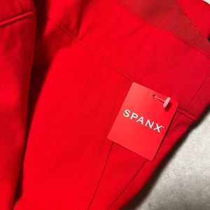 Spanx True Red “On the Go Kick Flare” Pant